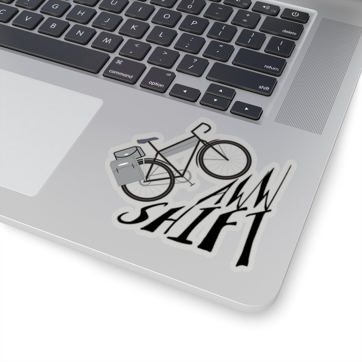 Aww Shift Bicycling Kiss-Cut Stickers